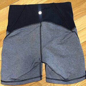 Lululemon Athletic Shorts for Women - Black and Gray - SIZE S